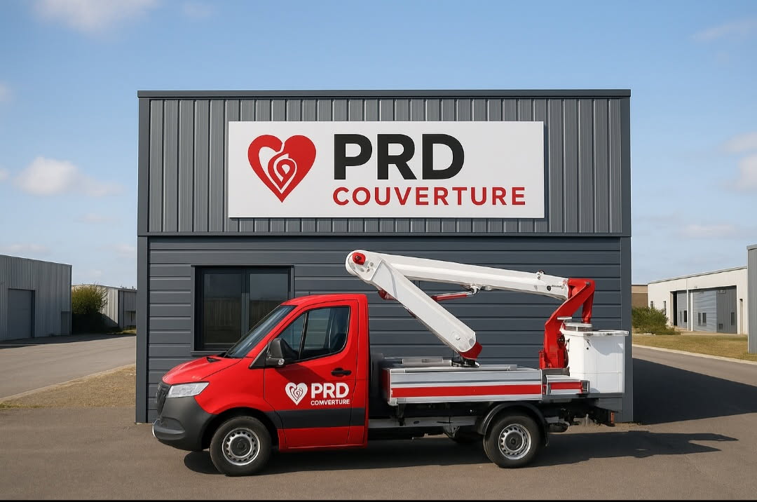 Véhicule PRD Couverture artisan couvreur au Fenouiller en Vendée